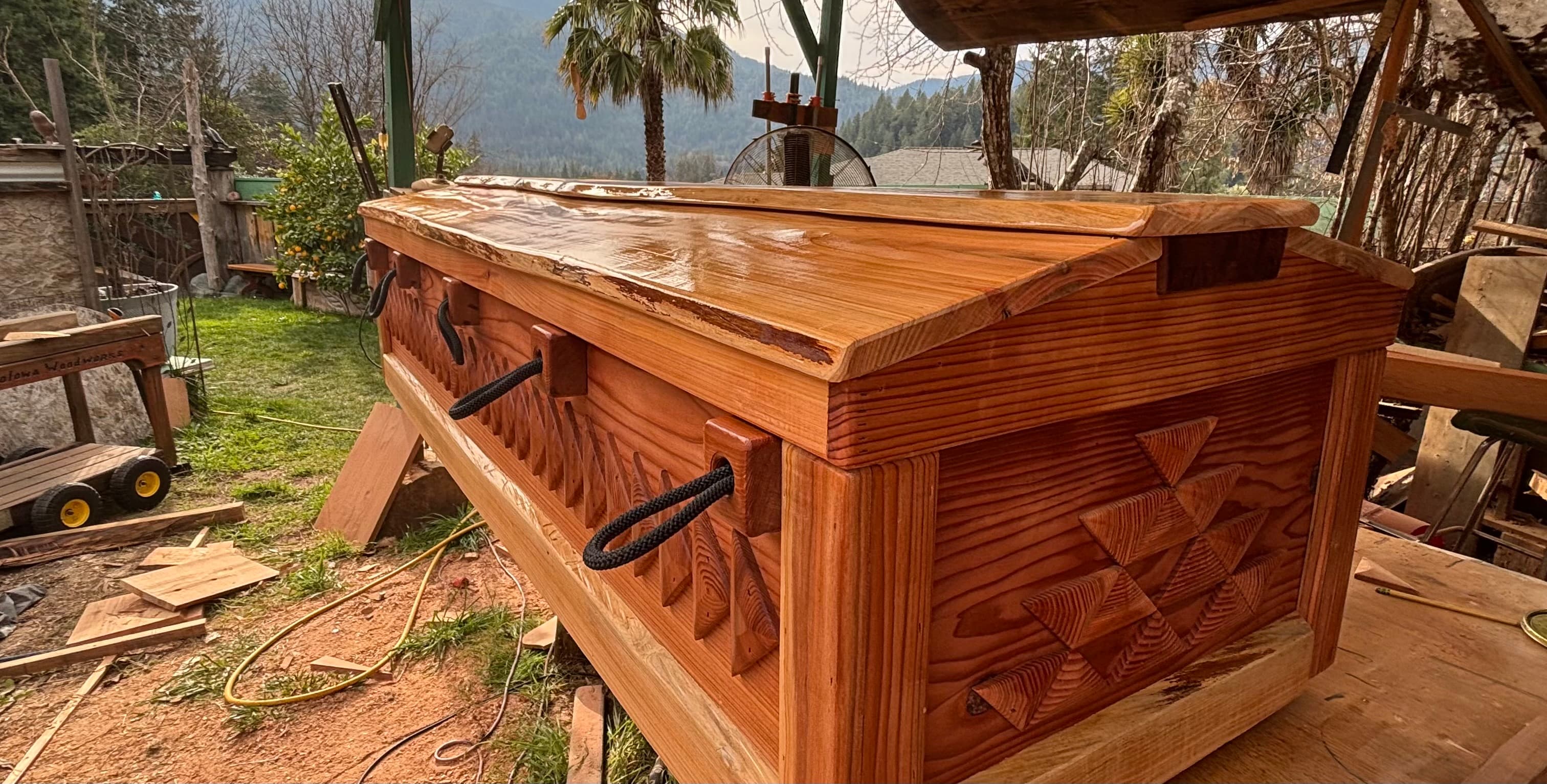 Handcrafted woodwork by Ron James